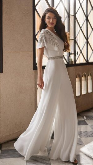 Vestidos de invitada Marfil Barcelona