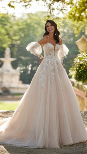 Vestido de novia Aire Barcelona BLADE estilo princesa