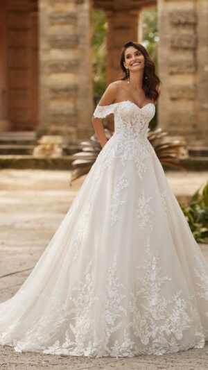 Vestido de novia Aire Barcelona BERIA estilo princesa