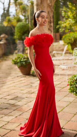 Vestidos de fiesta Marfil Barcelona 1J04