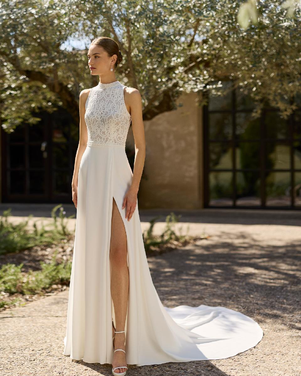Vestido de novia Alma Novia MARY con escote halter