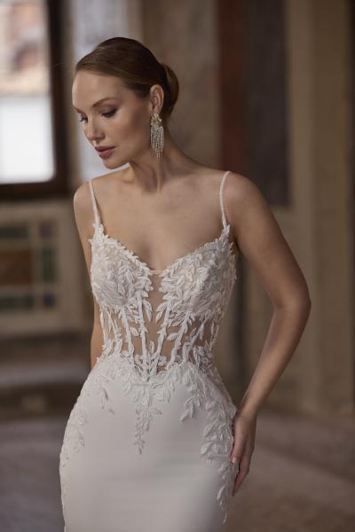 Vestido de novia Veni Infantino ANEIRA 63354 con tirantes finos - Imagen 2
