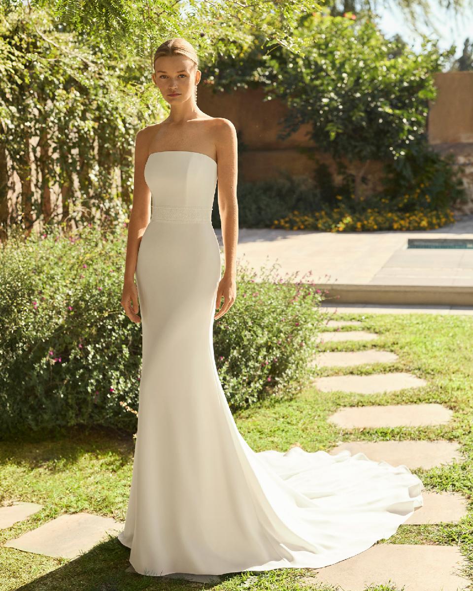 Vestido de novia Alma Novia MEGAN con sobrecuerpo desmontable