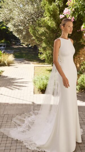 Vestido de novia sirena Alma Novia MATEA minimalista