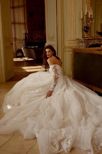 Vestido de novia Justin Alexander JANELLE 88415 con varillas visibles - Imagen 3