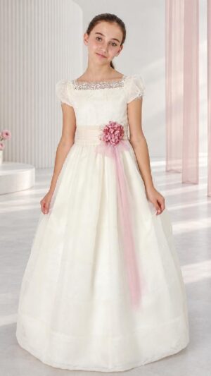 Vestido de comunion Marla Y129 - Colección 2027