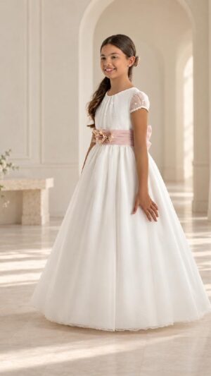 Vestido de comunión Bella Bambina 7200 - Colección 2027