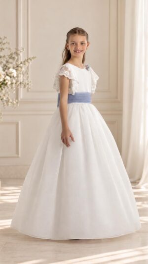 Vestido de comunión Bella Bambina 7127 - Colección 2027