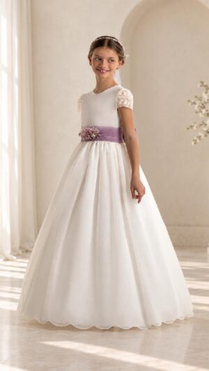 Vestido de comunión Bella Bambina 7128 - Colección 2027