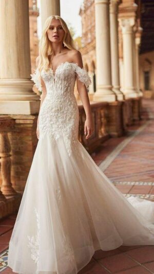 Vestido de novia sirena Karsen de Aire Royale