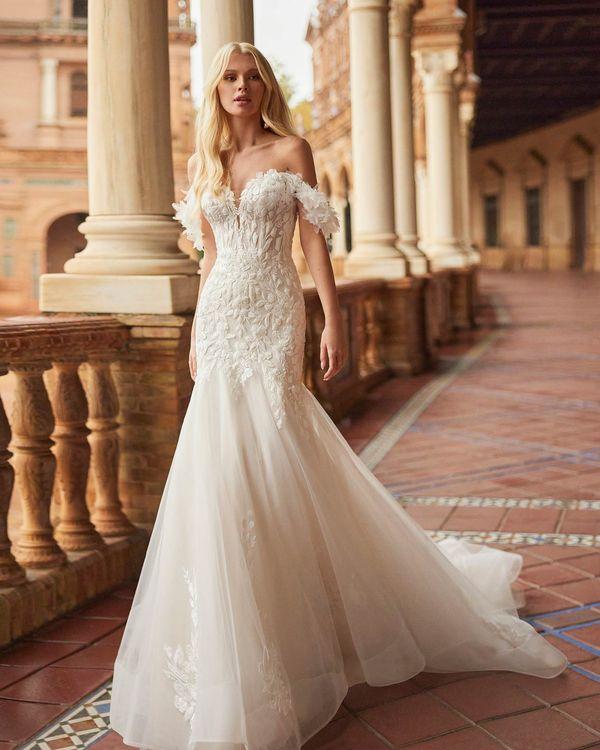 Vestido de novia sirena Karsen de Aire Royale