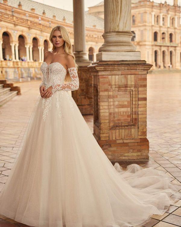 Vestido de novia línea A Kenzie de Aire Royale