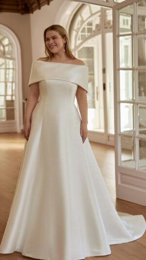 Vestido de novia plus size Wirbela de Martha Blanc