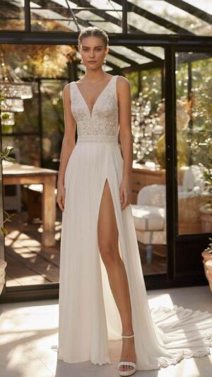 Vestido de novia Ulani de Aire Boho en Murcia