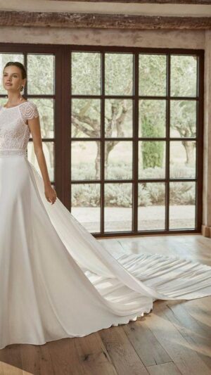 Vestido de Novia Gavina de Aire Boho en Murcia