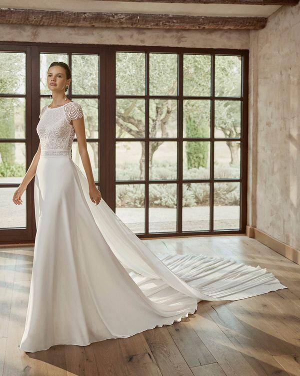 Vestido de Novia Gavina de Aire Boho en Murcia