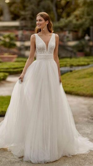 Vestido de novia princesa Silvan de Aire Barcelona