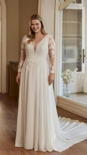 Vestido de novia plus size Martha Blanc WEIDA