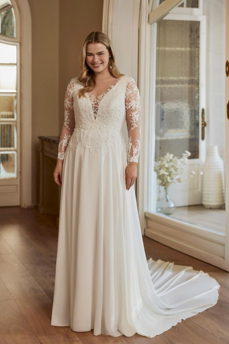 Vestido de novia plus size Martha Blanc WEIDA