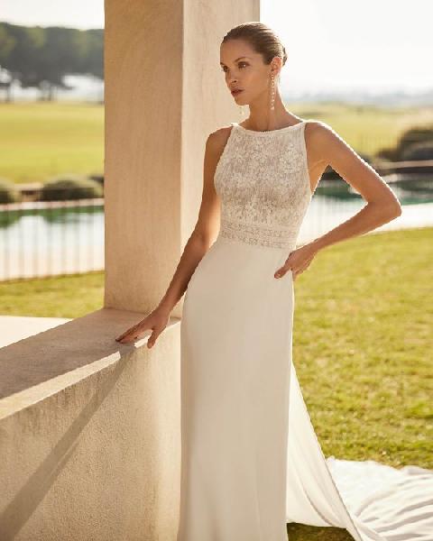 Vestido de novia Zina con capa de Aire Boho - Imagen 3