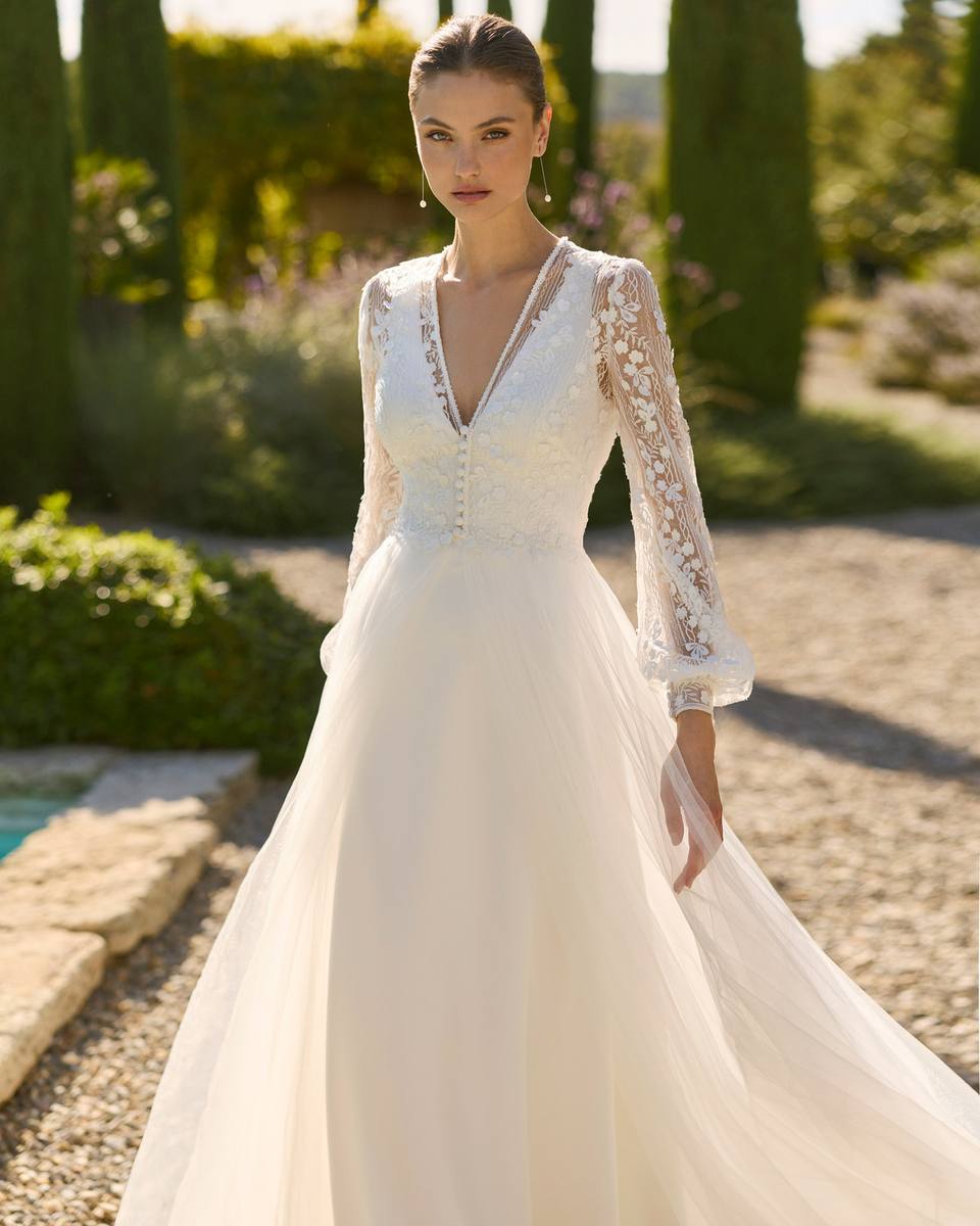 Vestido de novia estilo boho