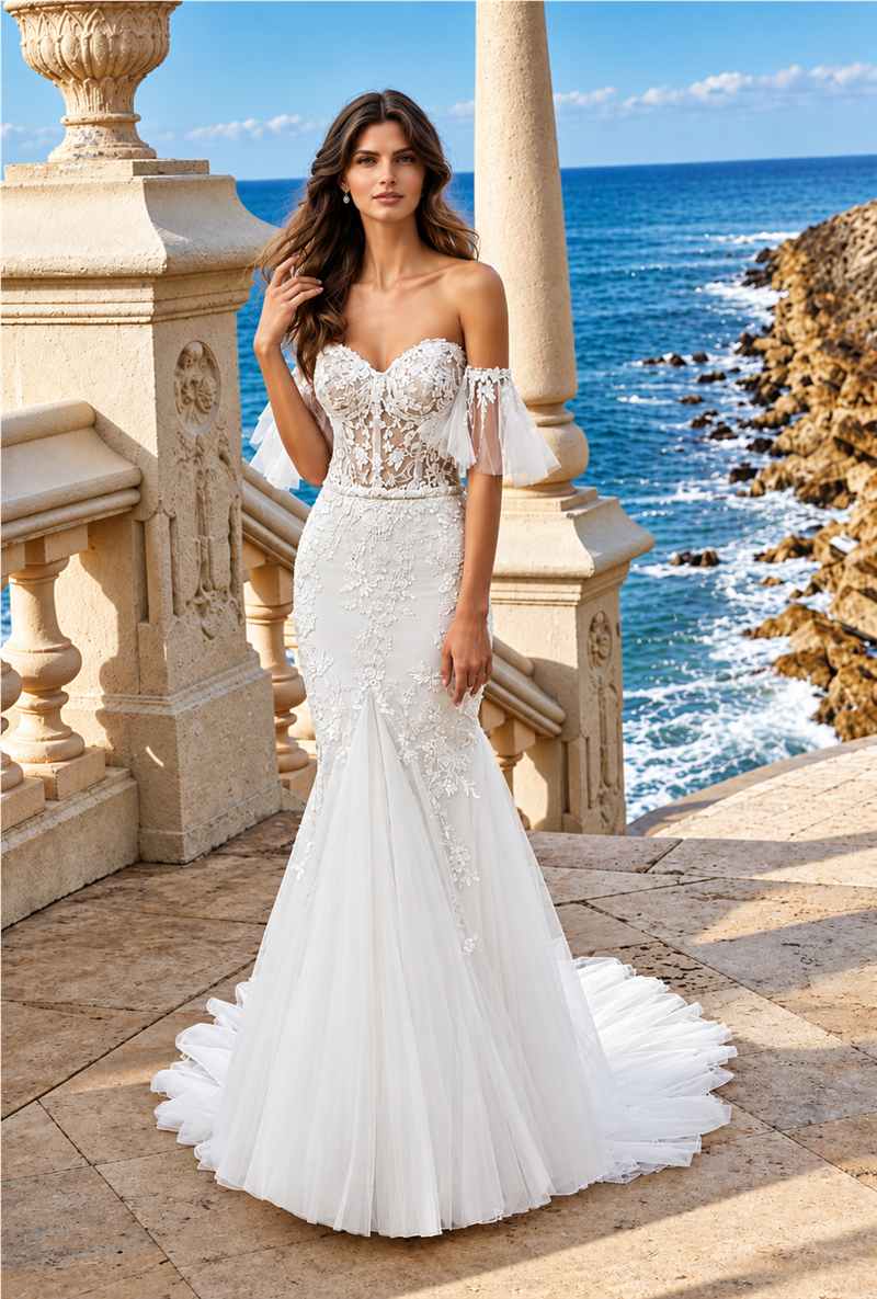 Vestido de novia de la selección Outlet Premium de Cristyanth