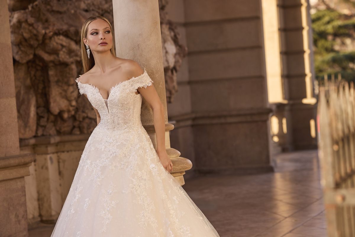 Vestido de novia estilo princesa