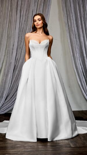 Vestido de novia princesa Justin Alexander 55283